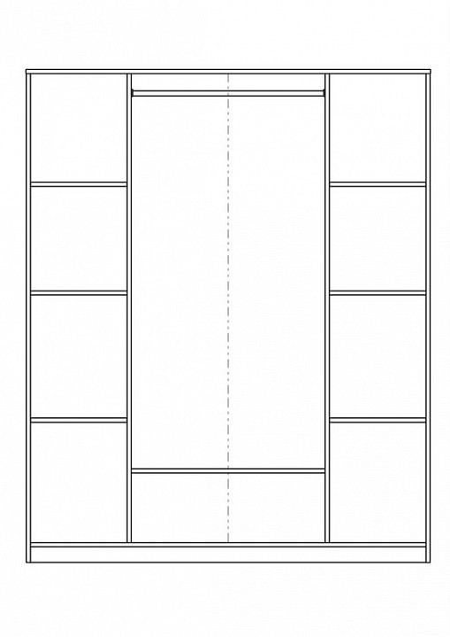 Шкаф платяной Сириус SHST_2-02-01-042-5