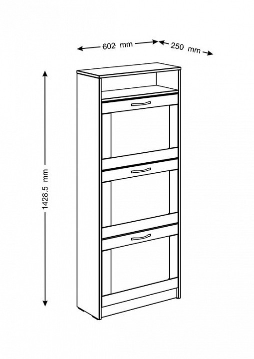 Тумба для обуви Сириус SHST_2.02.10.440.3