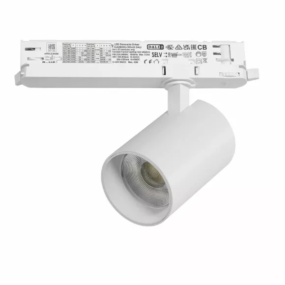 Трековый трехфазный светильник Quattro LED с управлением DALI Lightstar Alta Base A5346DALI Трековый трехфазный светильник Quattro LED с управлением DALI Lightstar Alta Base A5346DALI