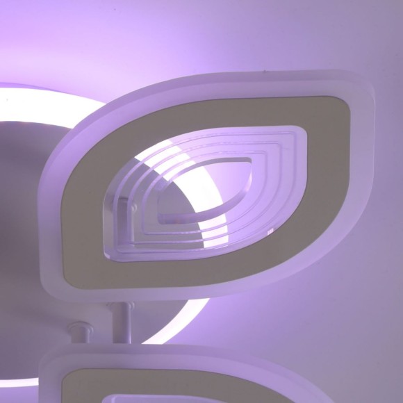 Потолочная светодиодная люстра с пультом управления De Markt Мадлен 424013705