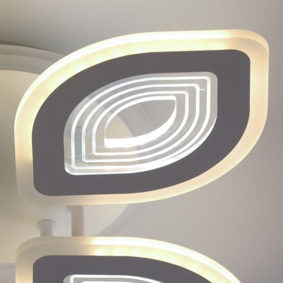 Потолочная светодиодная люстра с пультом управления De Markt Мадлен 424013705