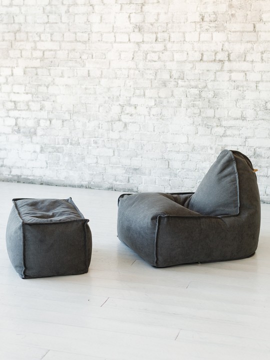 Кресло с пуфом Манхеттен DRB_1423703