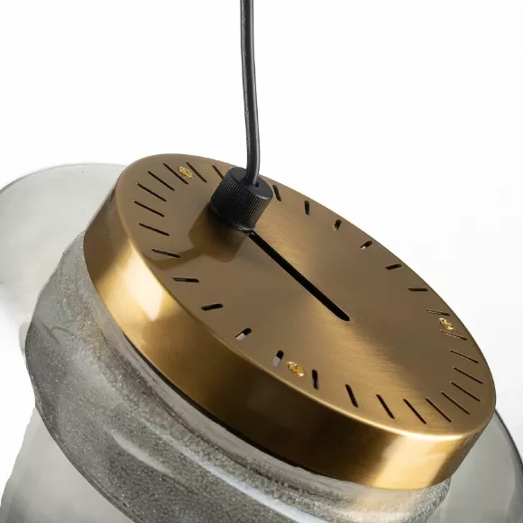 Подвесной светильник Citilux Signature CL247011, Латунь, Дымчатый, Теплый белый Подвесной светильник Citilux Signature CL247011, Латунь, Дымчатый, Теплый белый