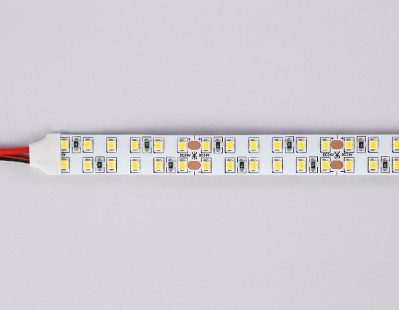 Светодиодная лента двухрядная Ambrella Light LED Strip 24В 2835 24Вт/м 3000K 5м IP20 GS3701