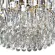 Подвесная люстра Divinare Bellatrix 3510/17 LM-11, декоративные элементы крупным планом