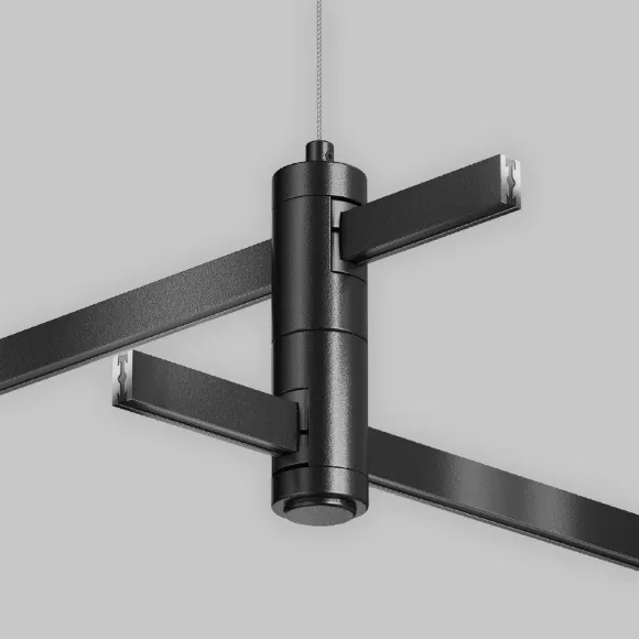 Подвес тросовый двойной Maytoni Flarity TRA157SW-D1-B, вид снизу Подвес тросовый двойной Maytoni Flarity TRA157SW-D1-B, вид снизу