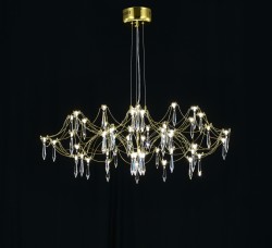 Подвесная люстра с пультом управления Myfar Ersilia MR2663-60P-76AP