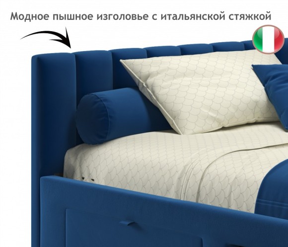 Кровать полутораспальная Milena 2000x1200 NMB_TE-00005453