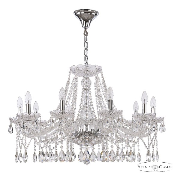 Подвесная люстра Bohemia Ivele Crystal 1413/10/300 Ni