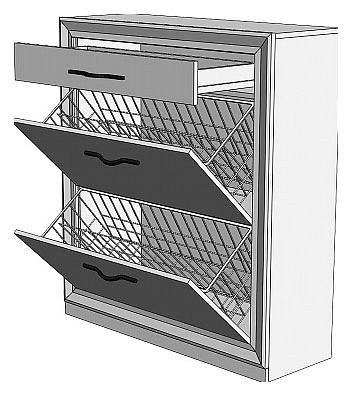 Тумба для обуви Нобиле ОБВ-90 MER_OBV-90-KSH