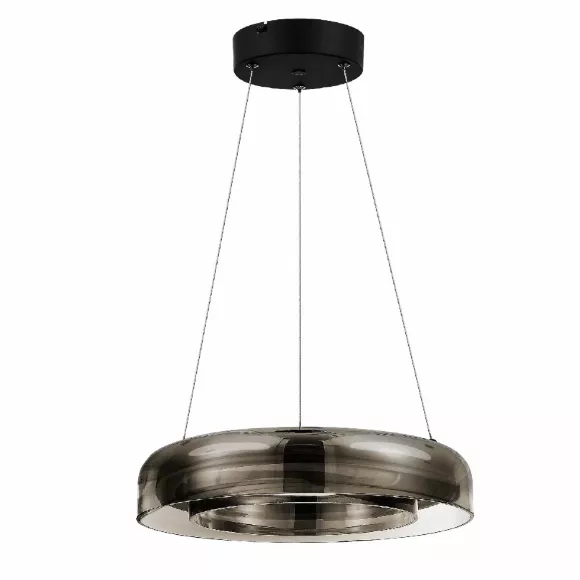 Подвесной светильник ST Luce Foray SL6019.323.01, Черный, Дымчатый, Теплый белый