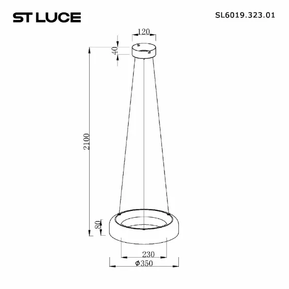 Подвесной светильник ST Luce Foray SL6019.323.01, крепление