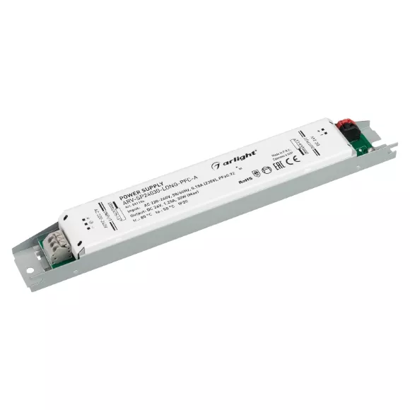 Блок питания Arlight ARV-SP24030-Long-PFC-A (24V, 1.25A, 30W) 031104 Блок питания Arlight ARV-SP24030-Long-PFC-A (24V, 1.25A, 30W) 031104