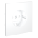 Накладка для розетки с заземлением Voltum S70 (белый матовый) VLS000602