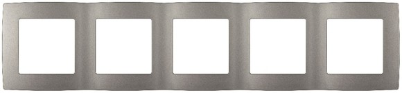 Рамка для розеток и выключателей на 5 постов Эра 12-5005-16 Б0065743