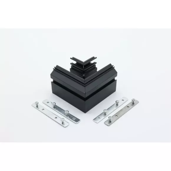 Соединитель Aployt Magnetic track 220 APL.0286.00.02, Черный, Алюминий Соединитель Aployt Magnetic track 220 APL.0286.00.02, Черный, Алюминий