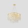Подвесная люстра Crystal Lux ABRIL SP12 GOLD
