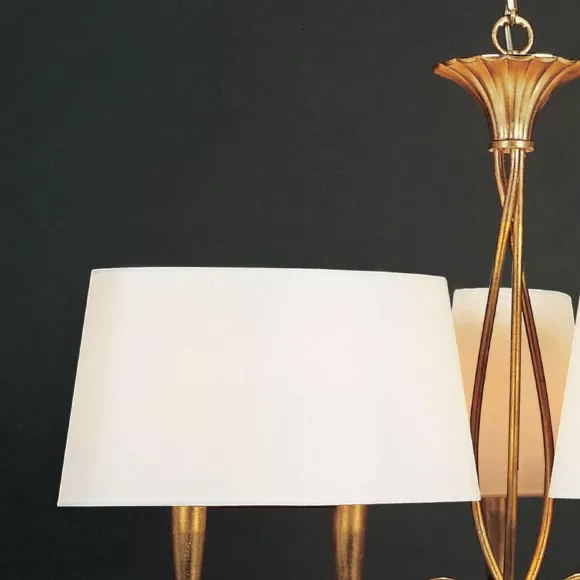 Подвесная люстра Mantra Paola Painted Gold 3540, декоративные элементы крупным планом