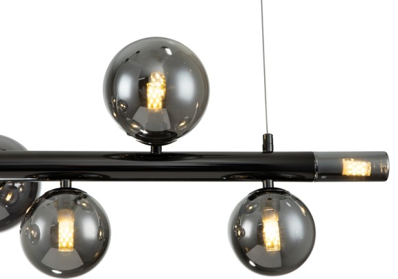 Подвесная люстра Indigo Canto 11026/8PL Black V000240