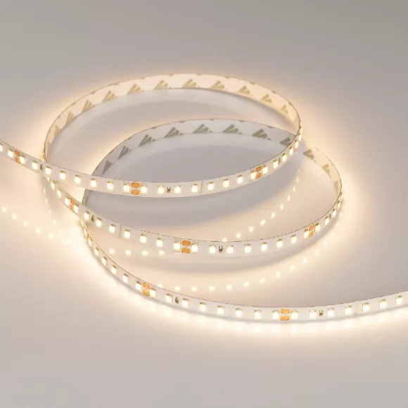 Светодиодная лента Arlight RT-A128-8mm 24V Warm2700 (10 W/m, IP20, 5m) 038759(1)