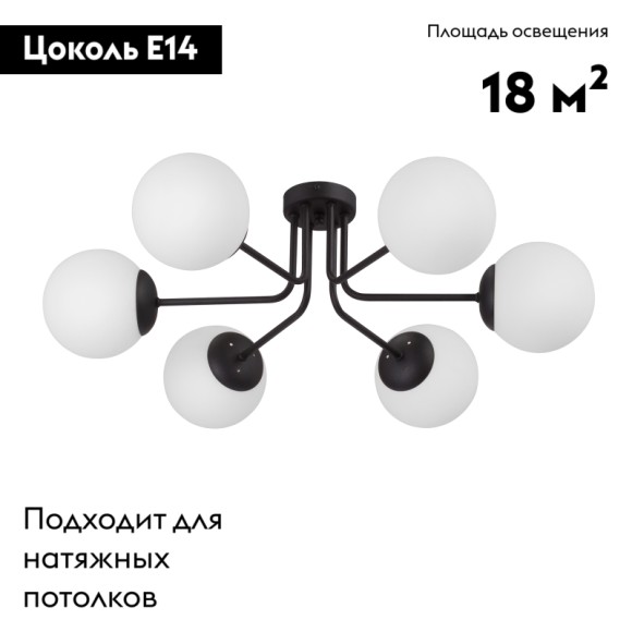 Потолочная люстра Vitaluce V4995-1/6PL