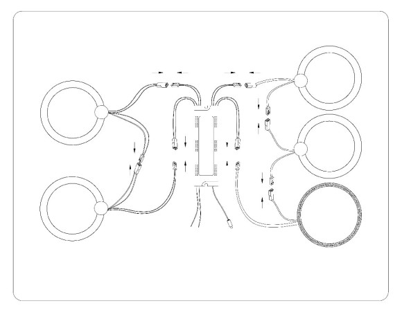Потолочная светодиодная люстра с пультом управления Ambrella Light Original FA3808