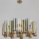 Подвесная люстра Illumico IL0525-6P-79 BRASS, Золото, Прозрачный, Металл
