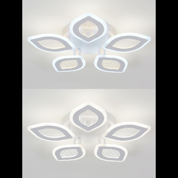 Потолочная светодиодная люстра с пультом управления Natali Kovaltseva LED Light LED LAMPS 81167