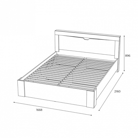Кровать двуспальная Леонардо BTS_N14471248
