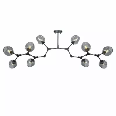 Люстра на штанге AM Group LOFT-10 BK