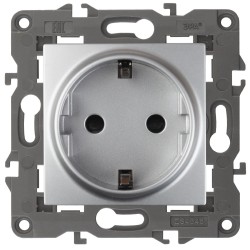 Розетка 2P+E Schuko со шторками Эра 14-2102-03 Б0034274