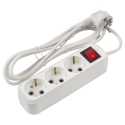 Удлинитель бытовой General GES-10-3x075-3-5m-S 470091