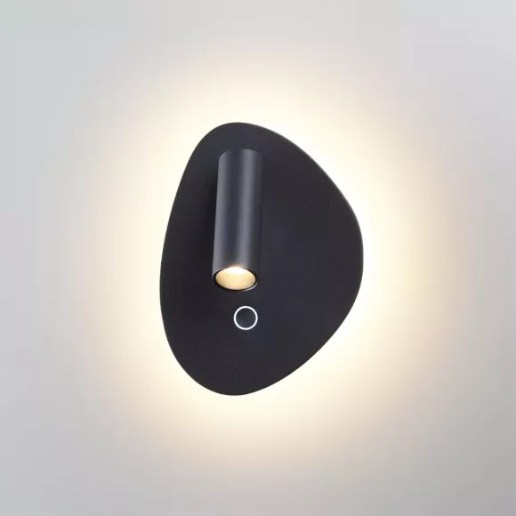 Настенный светильник Odeon Light Hightech Roy 7182/9WL, Черный, От теплого до нейтрального, Металл Настенный светильник Odeon Light Hightech Roy 7182/9WL, Черный, От теплого до нейтрального, Металл