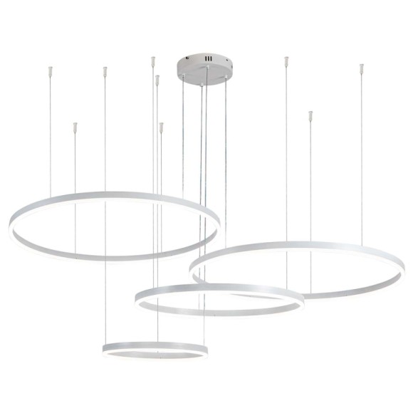 Подвесная светодиодная люстра с пультом управления Indigo Galass V000033L
