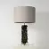Настольная лампа Delight Collection Crystal Table Lamp BRTL3254, Зеленый, Серый, Стекло, крупный план