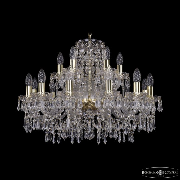 Подвесная люстра Bohemia Ivele Crystal 1403/12+6/240 G