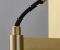 Бра DeLight Collection Wall lamp 8960-1W brass/clear