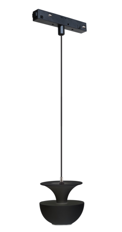 Трековый магнитный светильник iLedex Vision 4822-012-D80-6W-38DG-4000K-BK