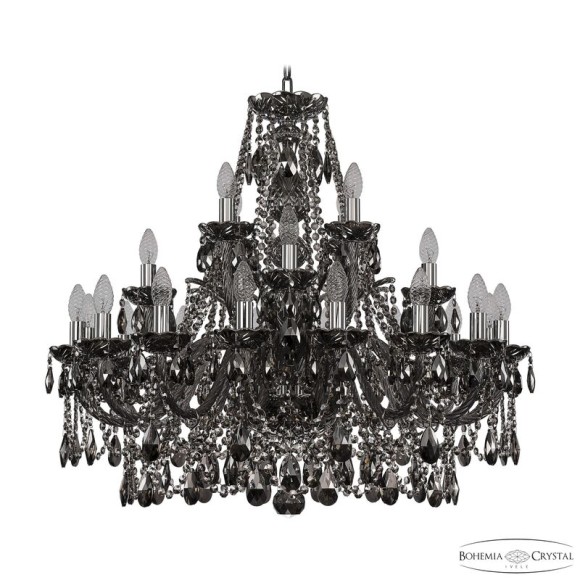 Подвесная люстра Bohemia Ivele Crystal 1411/16+4+4/300 Ni M731
