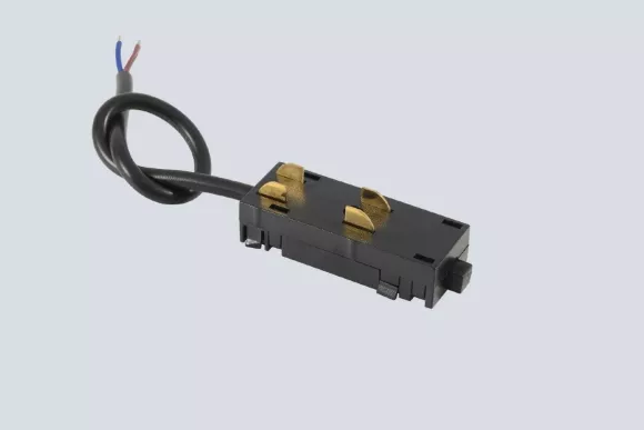 Питание для накладного шинопровода Crystal Lux Space 220 CLT 0.205 02 L2000 BL