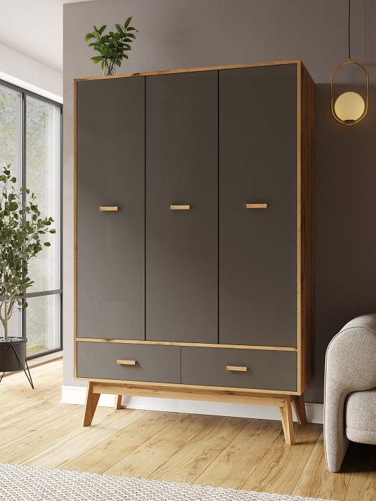 Шкаф платяной Радиорама 2523.М1 MEL_2523