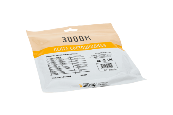 Светодиодная лента SWG SWG4240-12-24-WW-M 009470