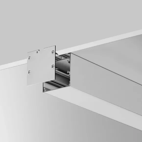 Комплект заглушек для профиля 35×35 2шт Maytoni Led Strip ALM-35-S-EC 642037, механизм регулировки
