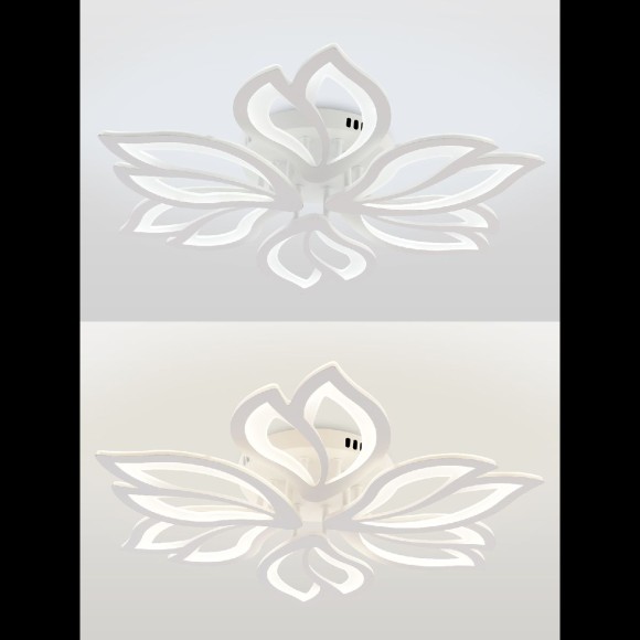 Потолочная люстра с пультом управления Natali Kovaltseva Fortuna LED LAMPS 81107/6C