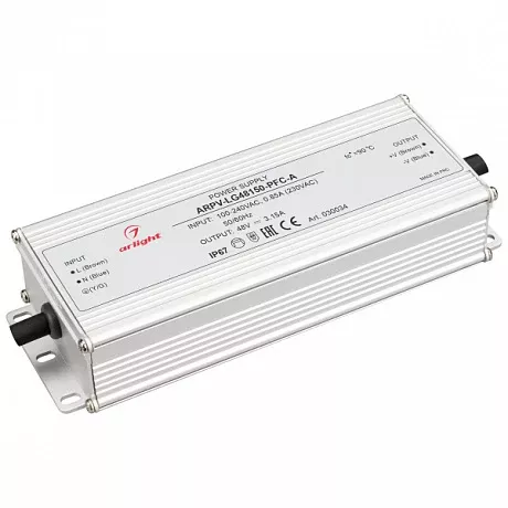 Блок питания Arlight ARPV-LG48150-PFC-A 48V 150W IP67 3,15A 030034 Блок питания Arlight ARPV-LG48150-PFC-A 48V 150W IP67 3,15A 030034