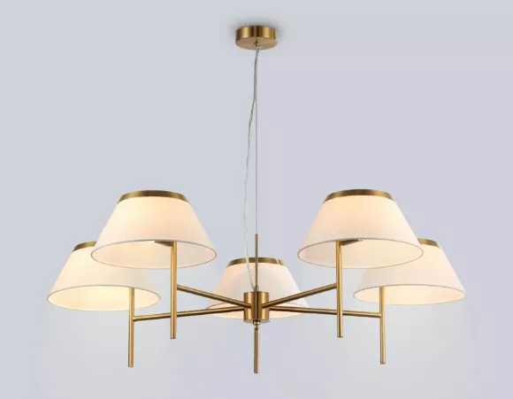 Подвесная люстра Ambrella Light High Light Classic LH72473, Латунь, Белый, Металл Подвесная люстра Ambrella Light High Light Classic LH72473, Латунь, Белый, Металл