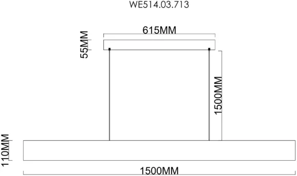 Подвесной светильник Wertmark Edda WE514.03.713