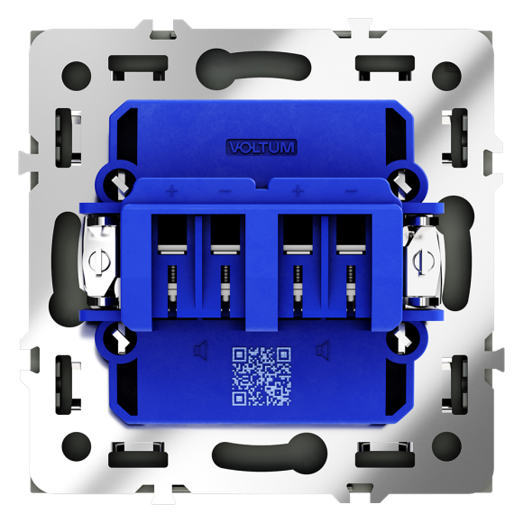 Розетка акустическая Voltum S70 VLS060308