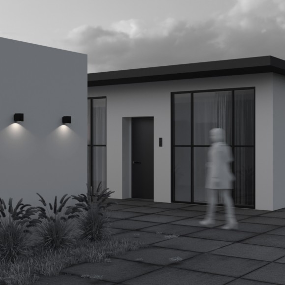 Уличный настенный светильник Maytoni Block O507WL-L5B3K