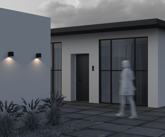 Уличный настенный светильник Maytoni Block O507WL-L5B3K